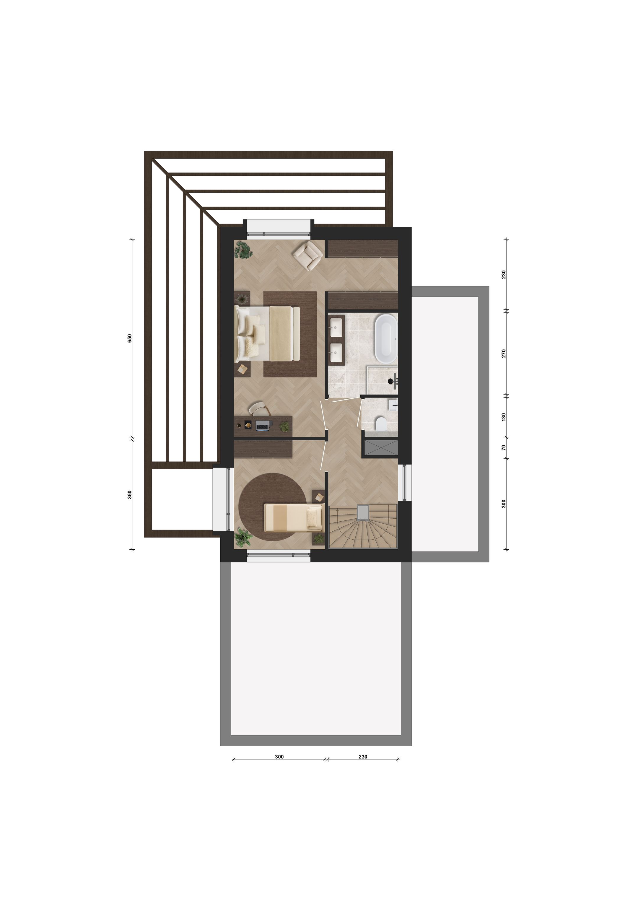 Foto 6 van Parkwoningen (Bouwnr. B.8.01)