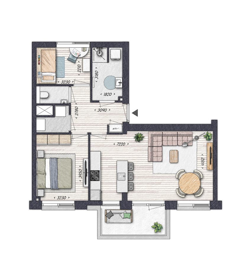 Photo 3 of Tussen appartement (Bouwnr. 266)
