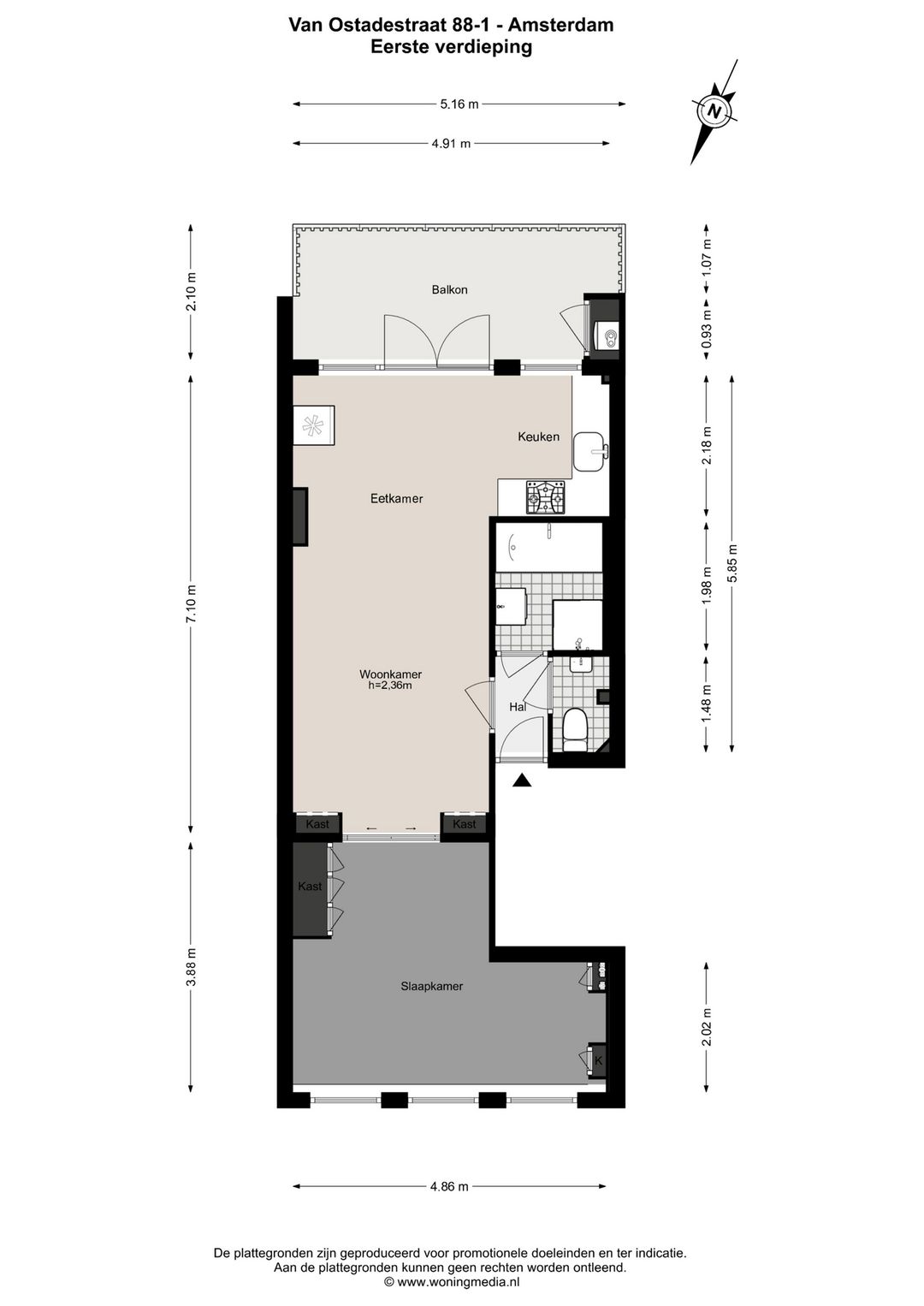 Foto 31 van Van Ostadestraat 88-1