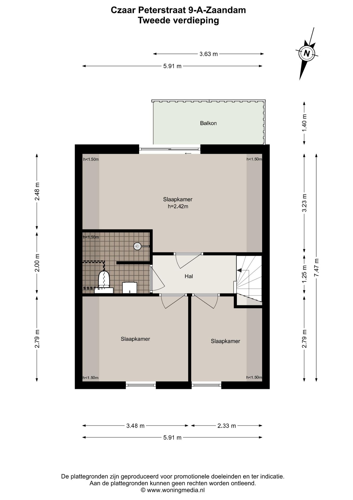 Photo 30 of Czaar Peterstraat 9-A