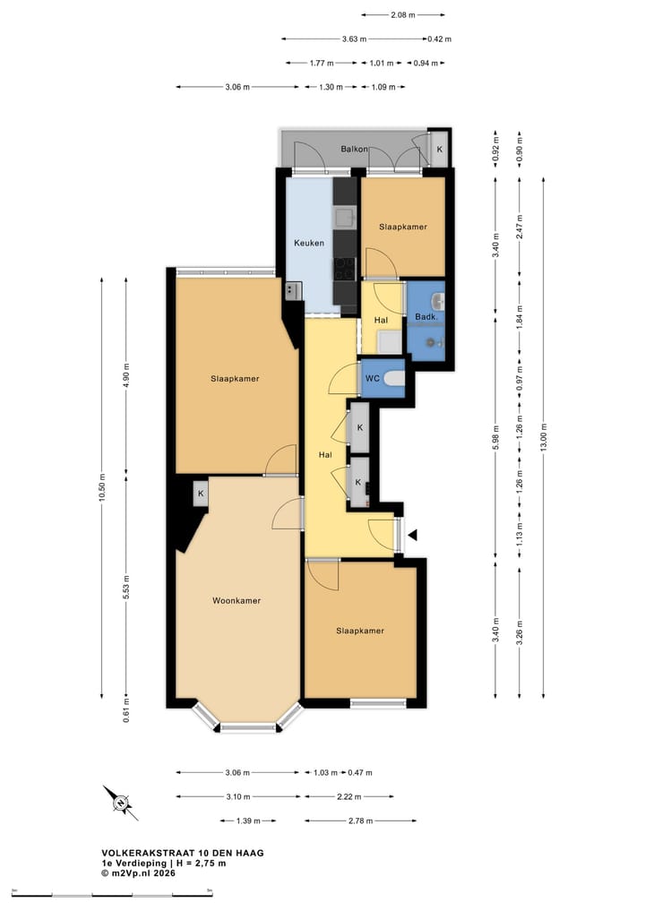 Appartement te koop: Volkerakstraat 10, 'S-Gravenhage