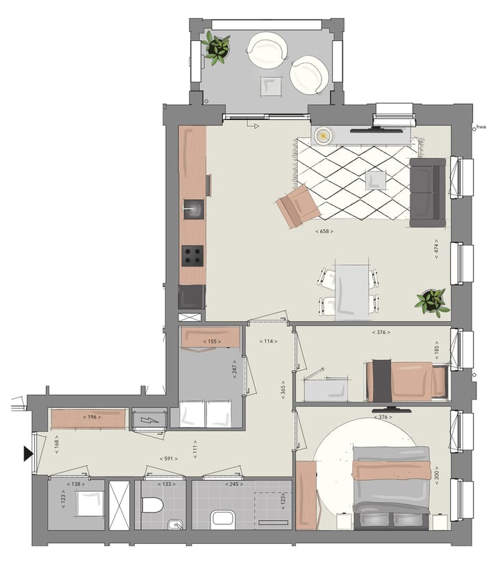 Foto 2 van Type D (Bouwnr. 6)