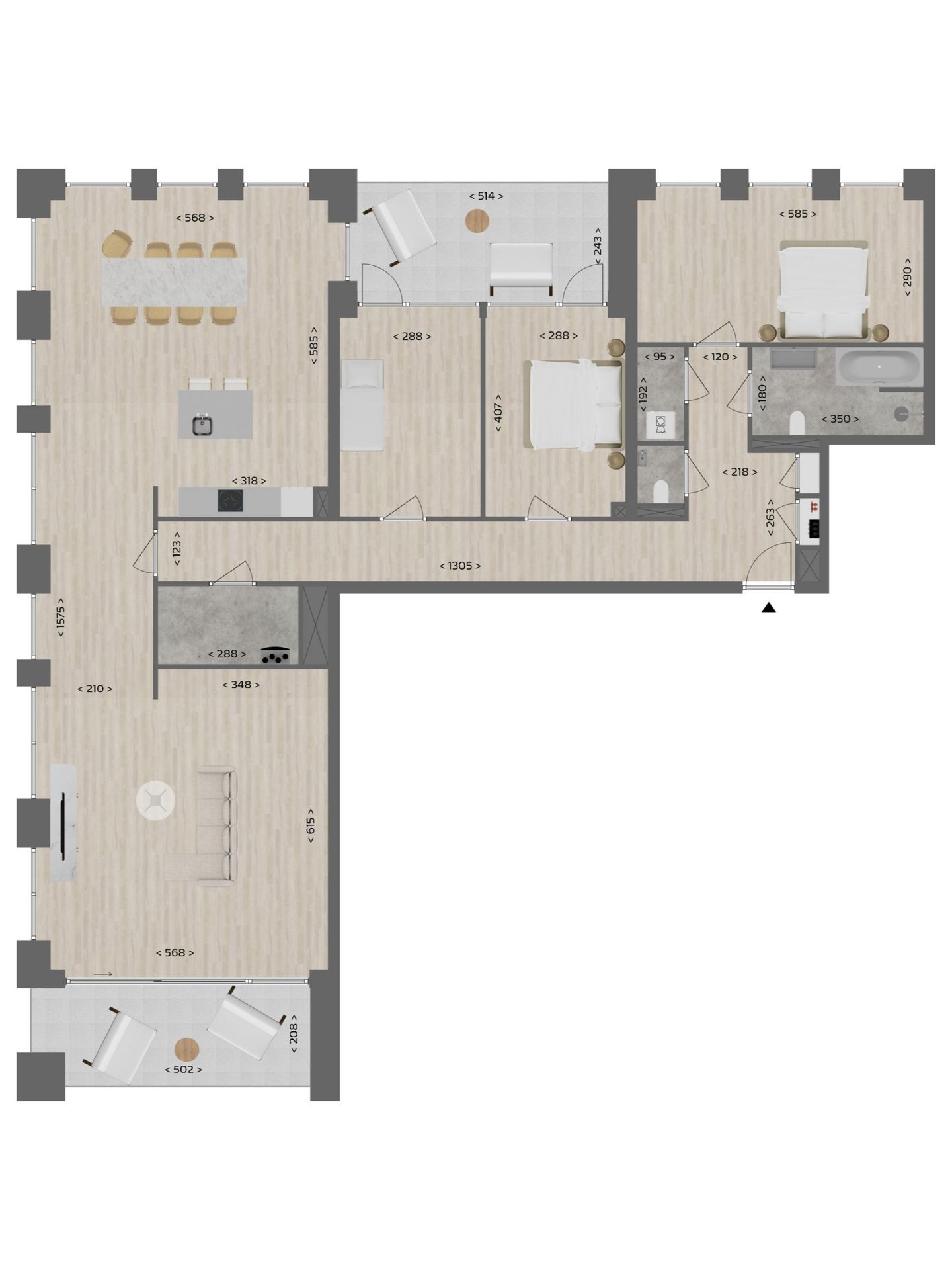 Foto 5 van Scarlet | 4-kamer appartement (Bouwnr. 688)