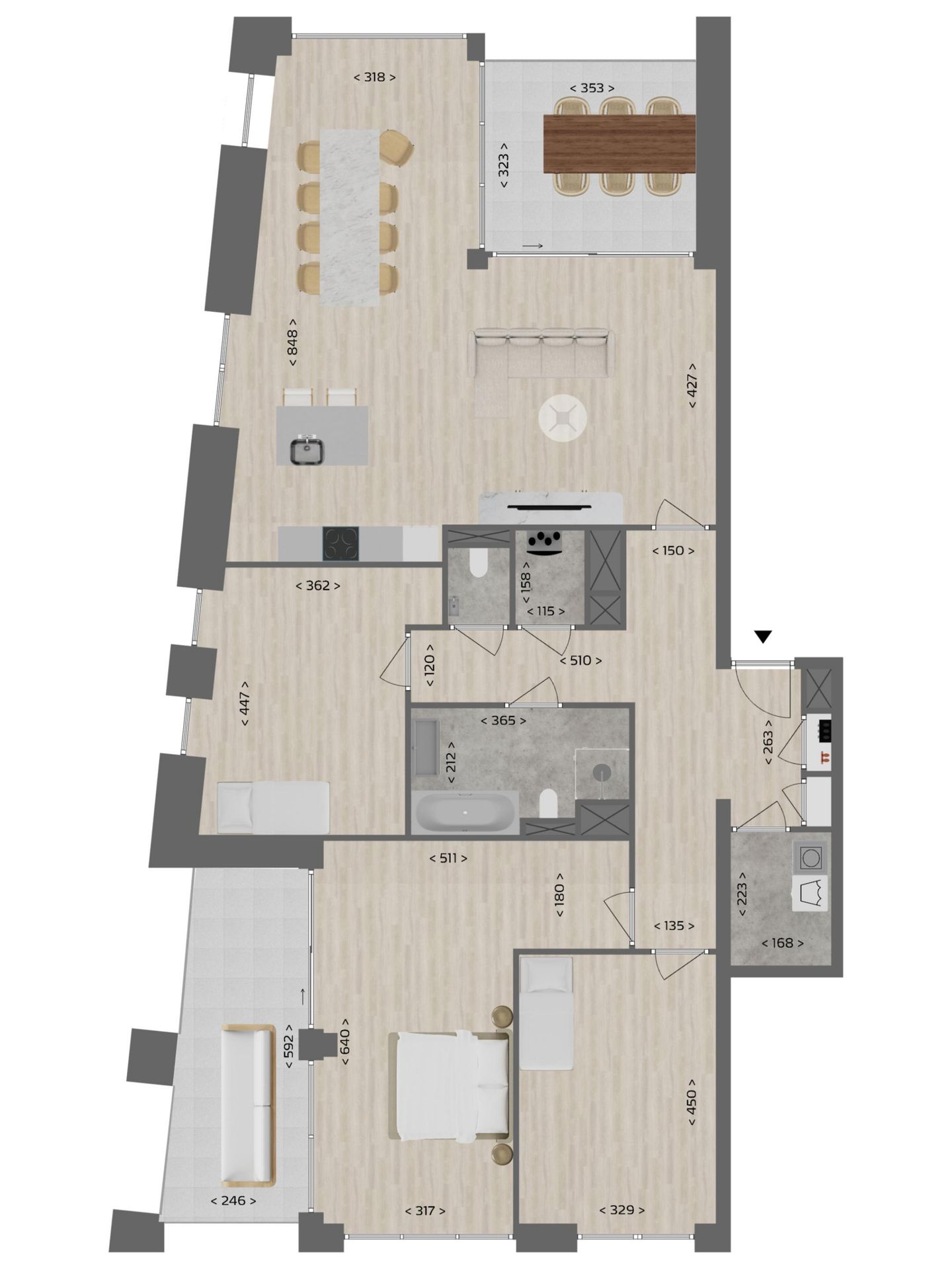 Foto 4 van Scarlet | 4-kamer appartement (Bouwnr. 638)