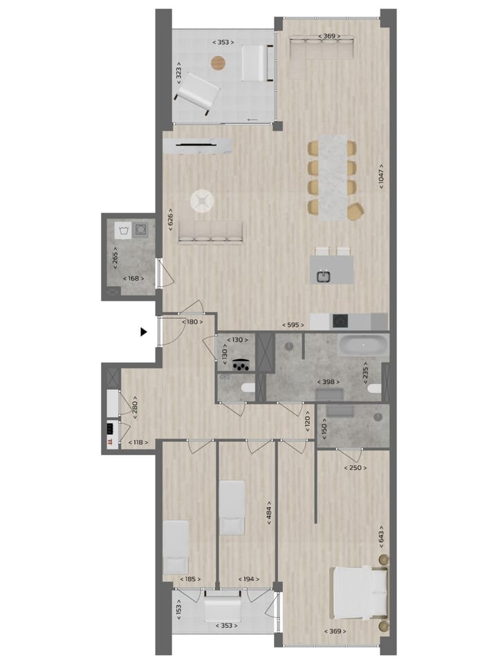 Foto 5 van Scarlet | 4-kamer appartement (Bouwnr. 655)