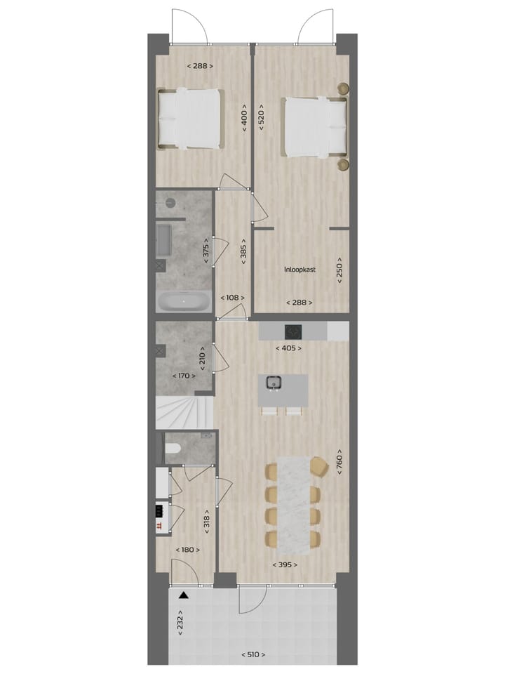 Foto 5 van Scarlet | 2-laags | 4-kamer appartement (Bouwnr. 681)
