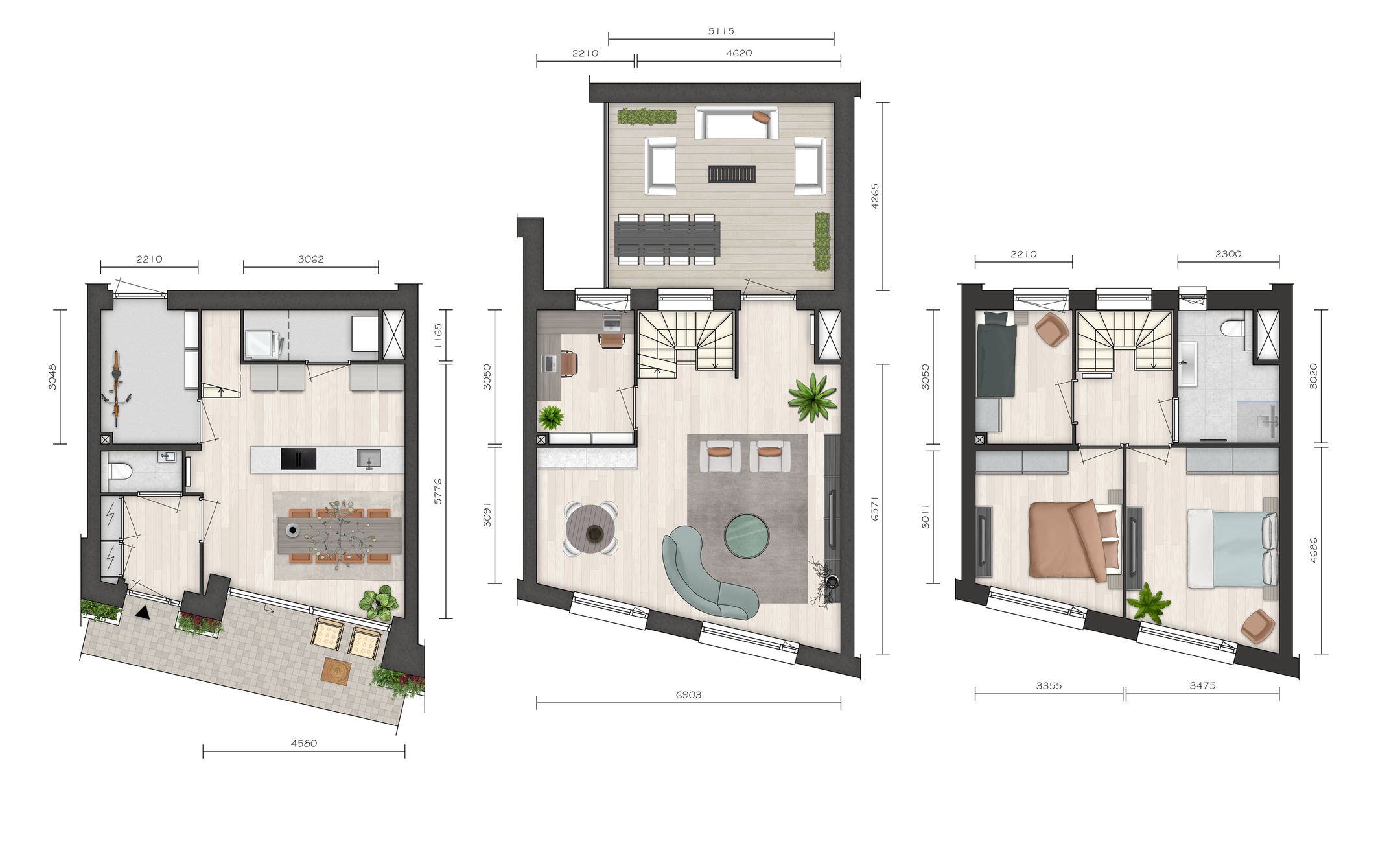 Foto 3 van Outer House North - Stadswoning (Bouwnr. 3)