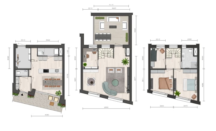 Foto 3 van Outer House North - Stadswoning (Bouwnr. 3)