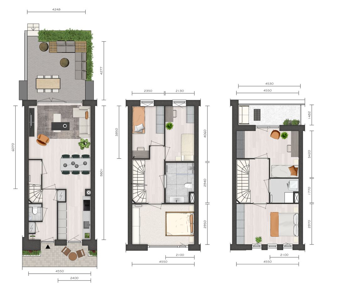Foto 11 van Green Garden House - Stadswoning met tuin (Bouwnr. 31)