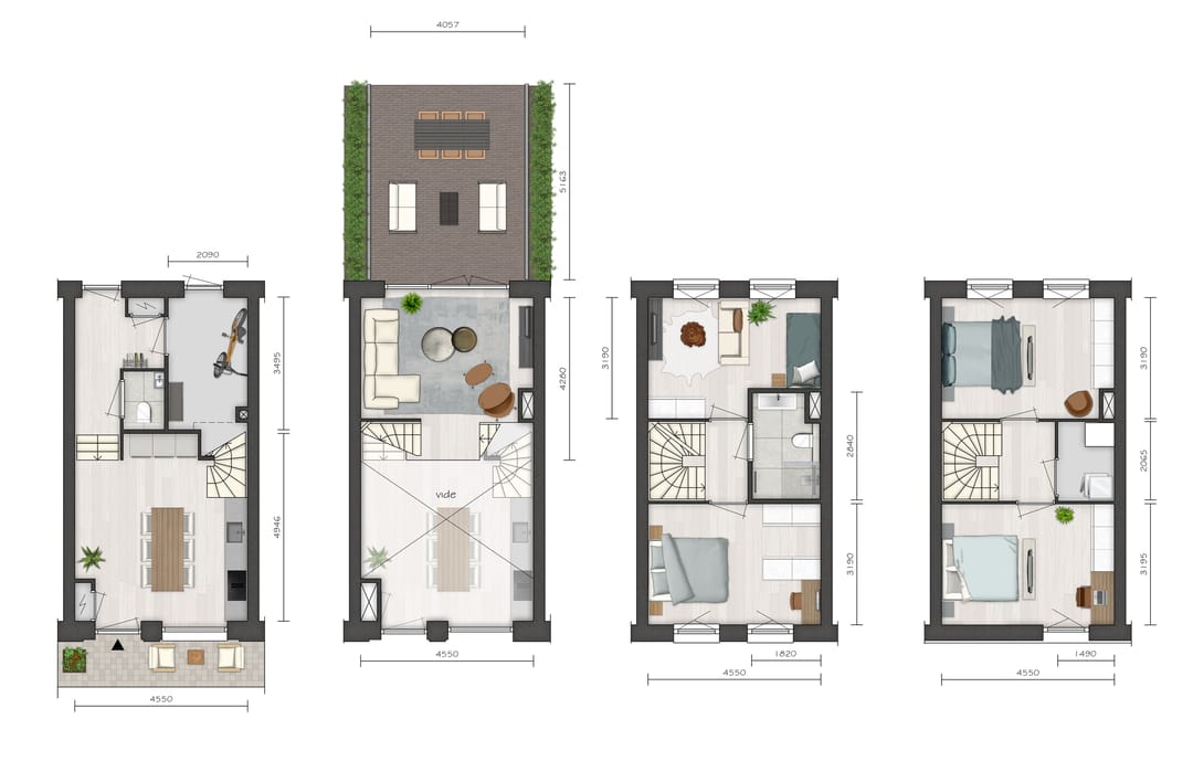 Foto 11 van High Deck House - Stadswoning met vide en t (Bouwnr. 20)