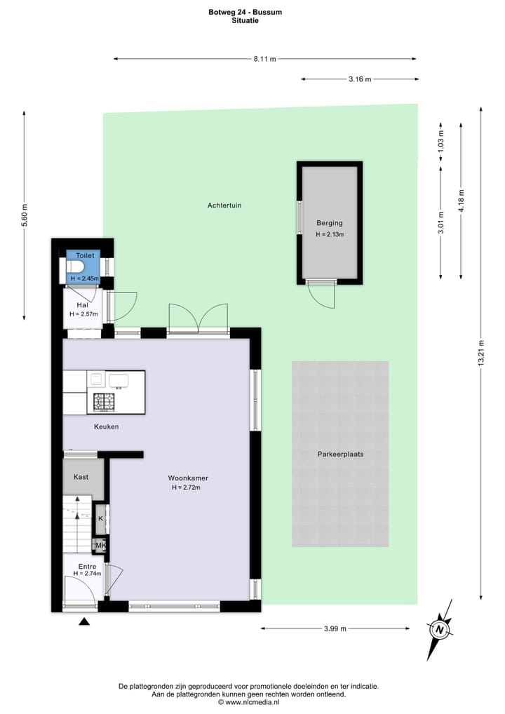 Hoekwoning te koop: Botweg 24, Bussum