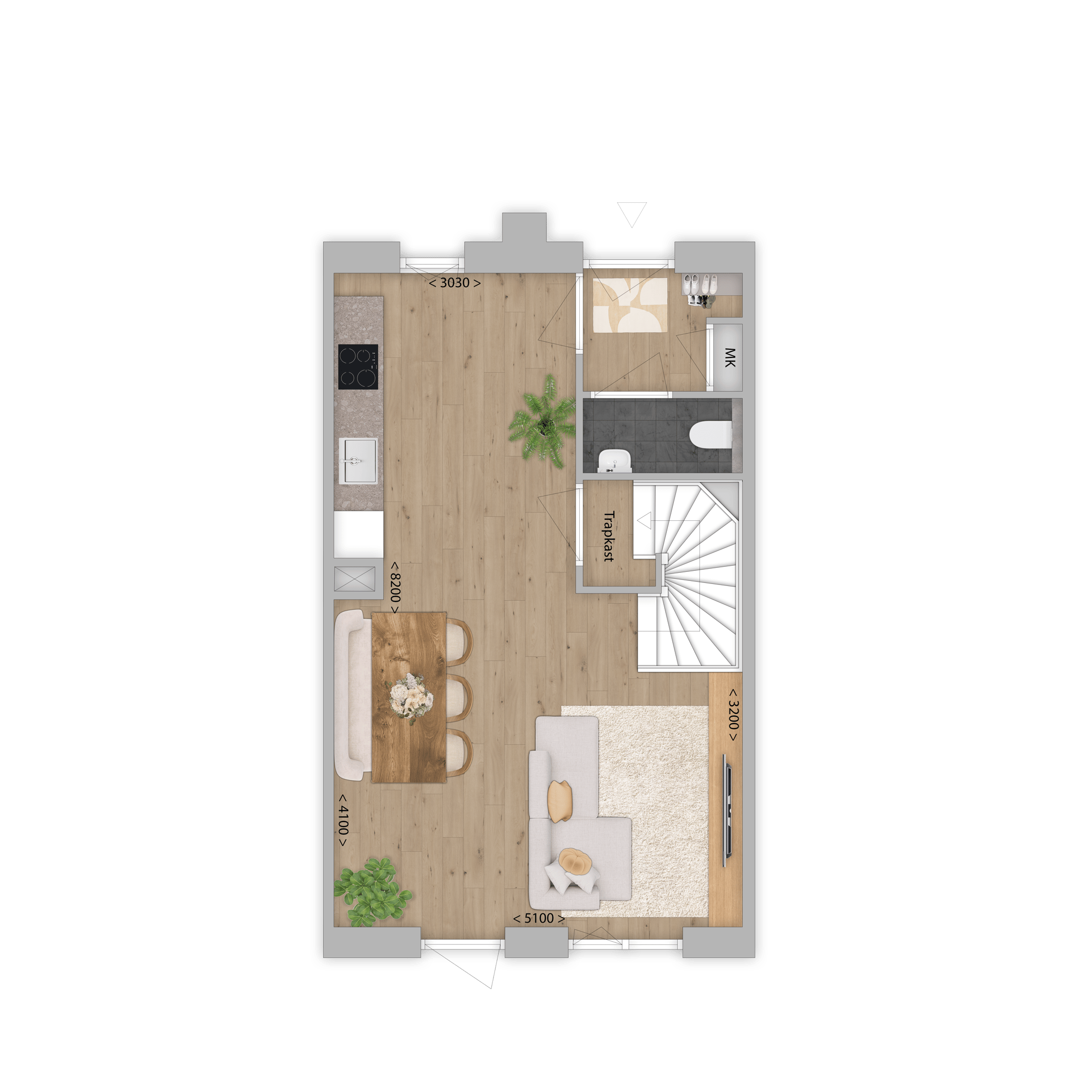 Foto 9 van Tussenwoning (Bouwnr. 14)