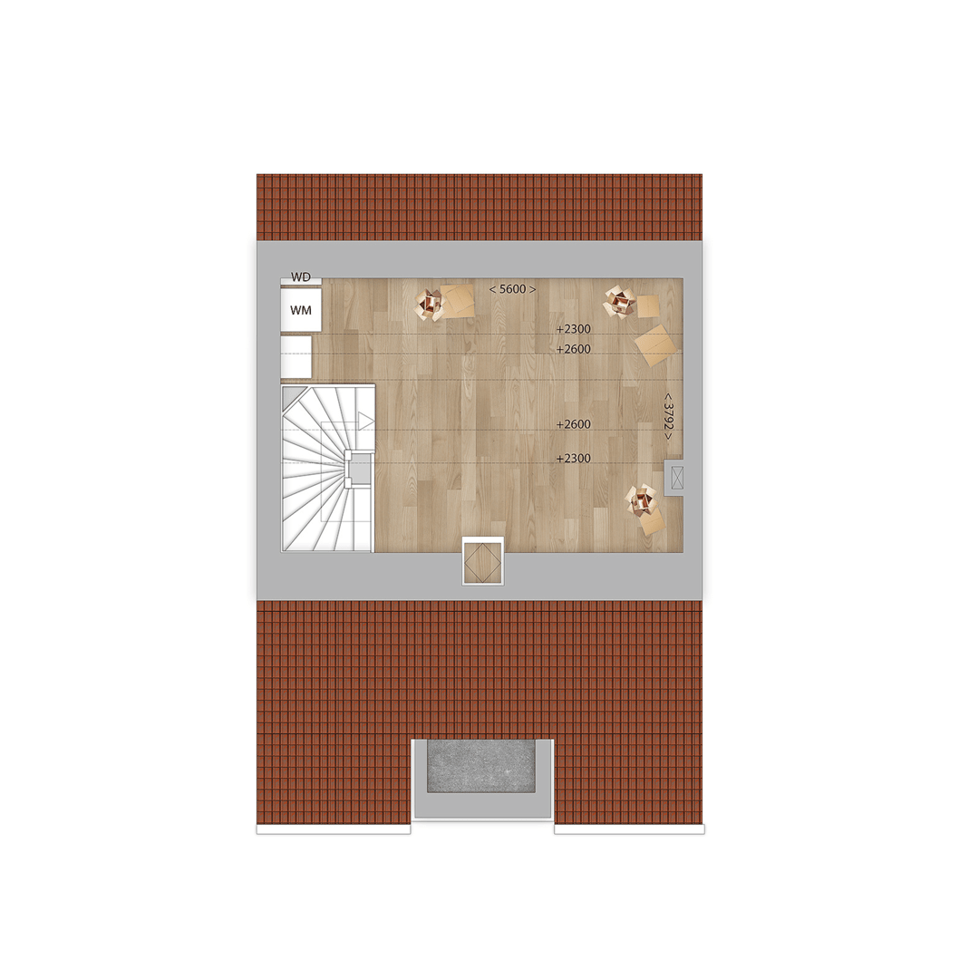 Foto 11 van Tussenwoning (Bouwnr. 3)