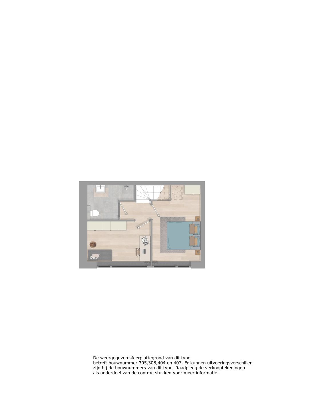 Foto 17 van Dubbellaagse benedenwoning - De Vaart (Bouwnr. 407)
