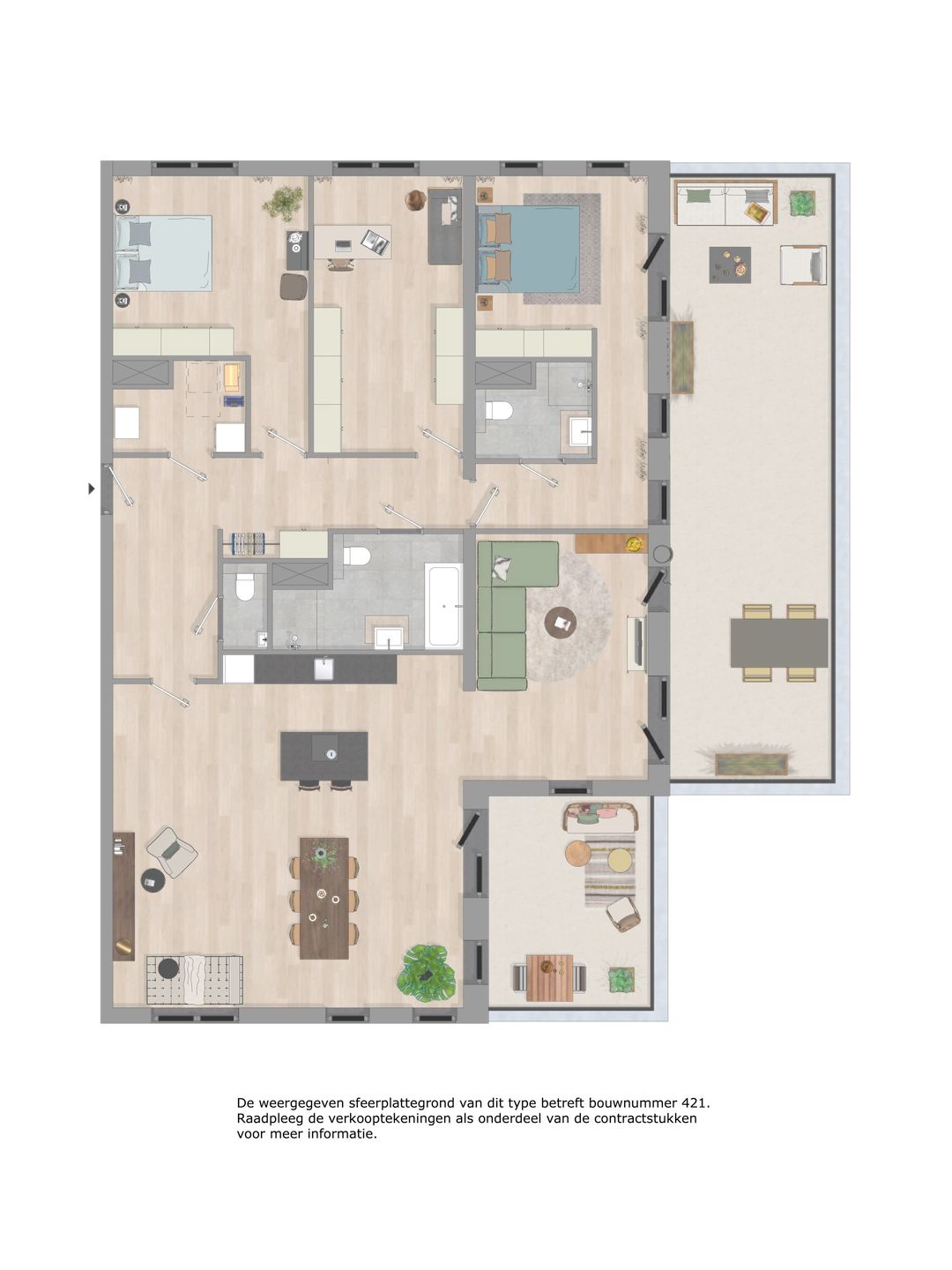 Foto 13 van Penthouse - De Vaart (Bouwnr. 421)