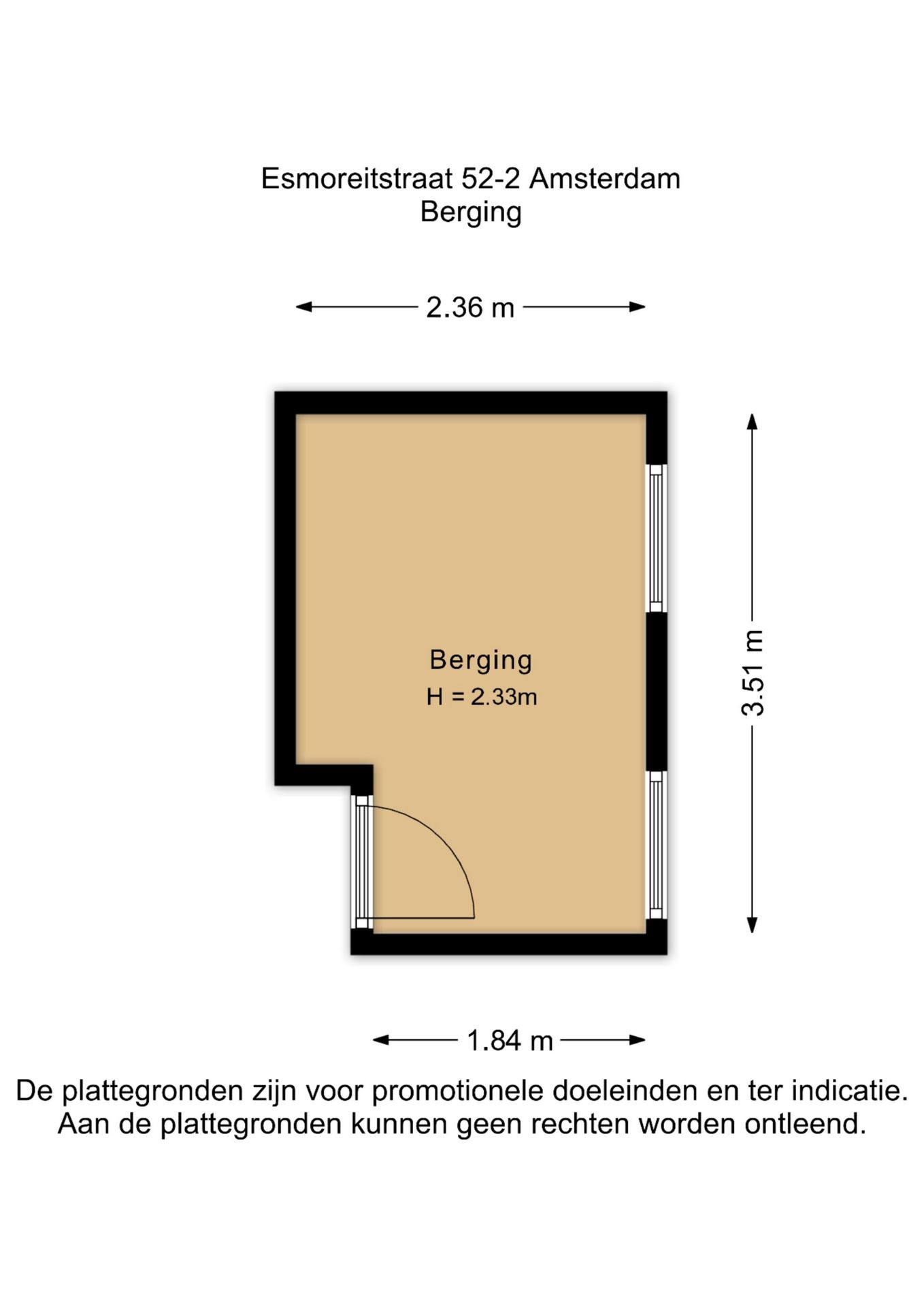 Foto 36 van Esmoreitstraat 52-2