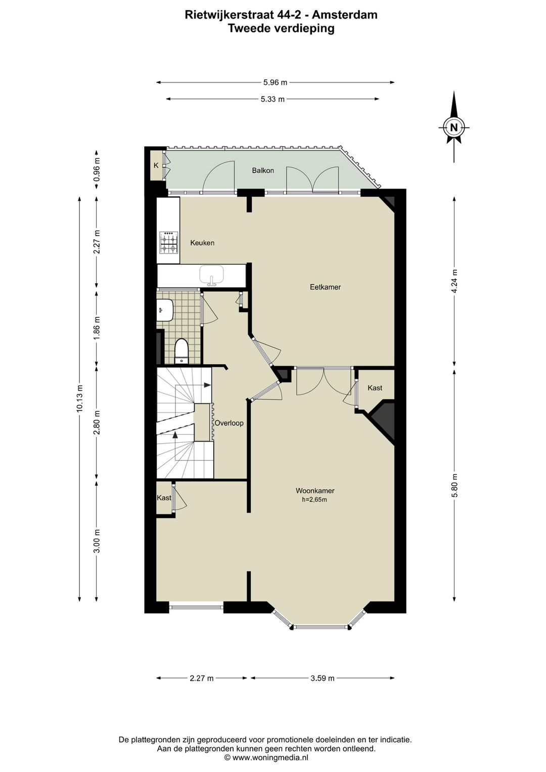 Foto 37 van Rietwijkerstraat 44-2
