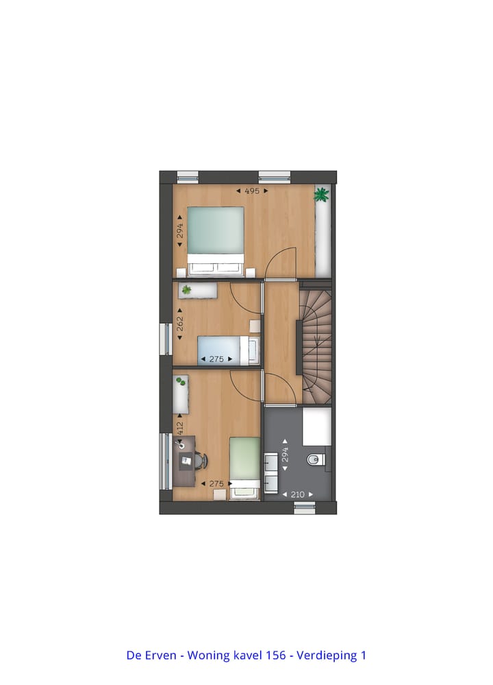 Foto 5 van Twee-onder-een-kapwoning (Type 2) (Bouwnr. 161)