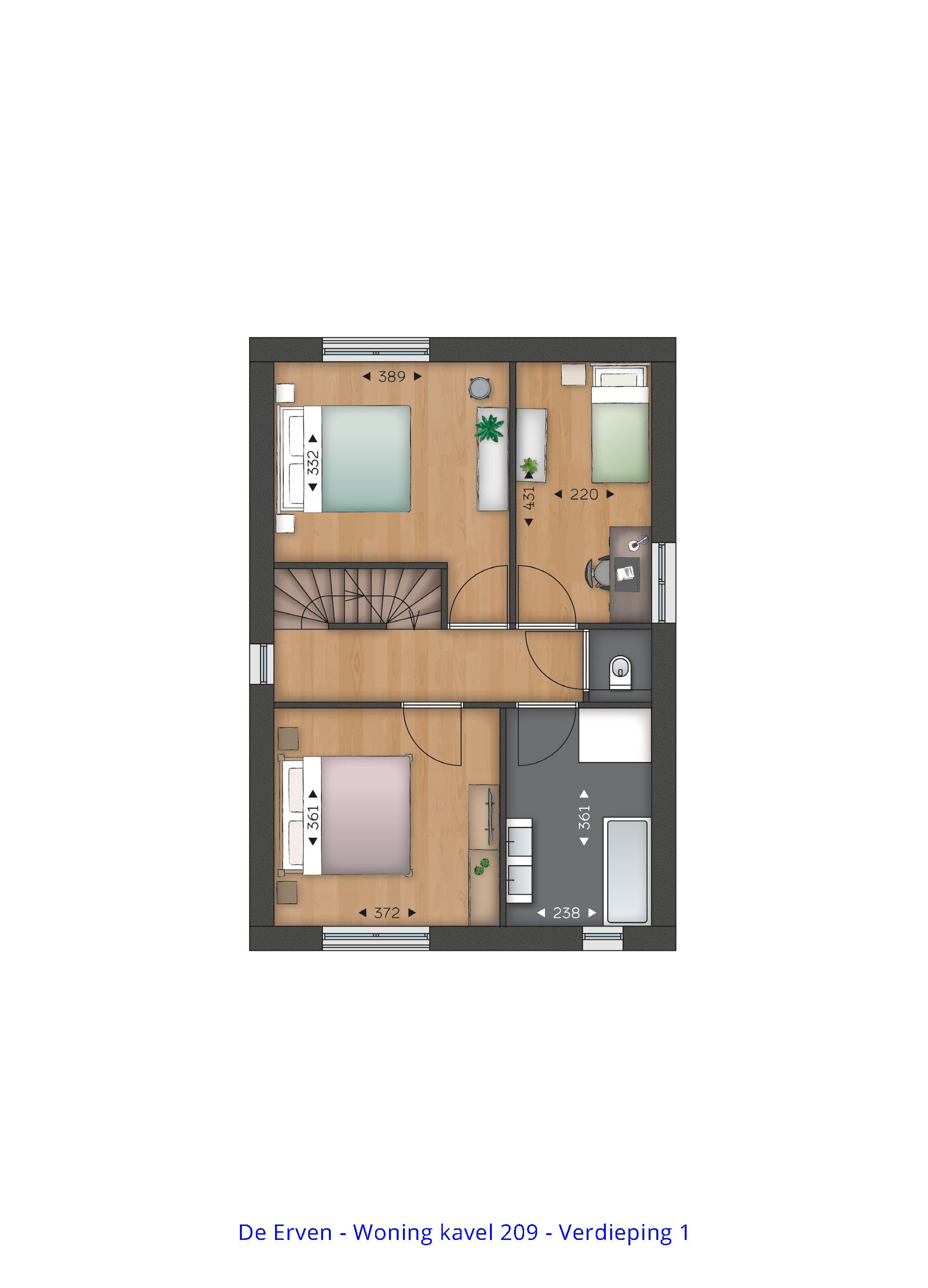 Foto 6 van Vrijstaande woning (Type 1) (Bouwnr. 212)