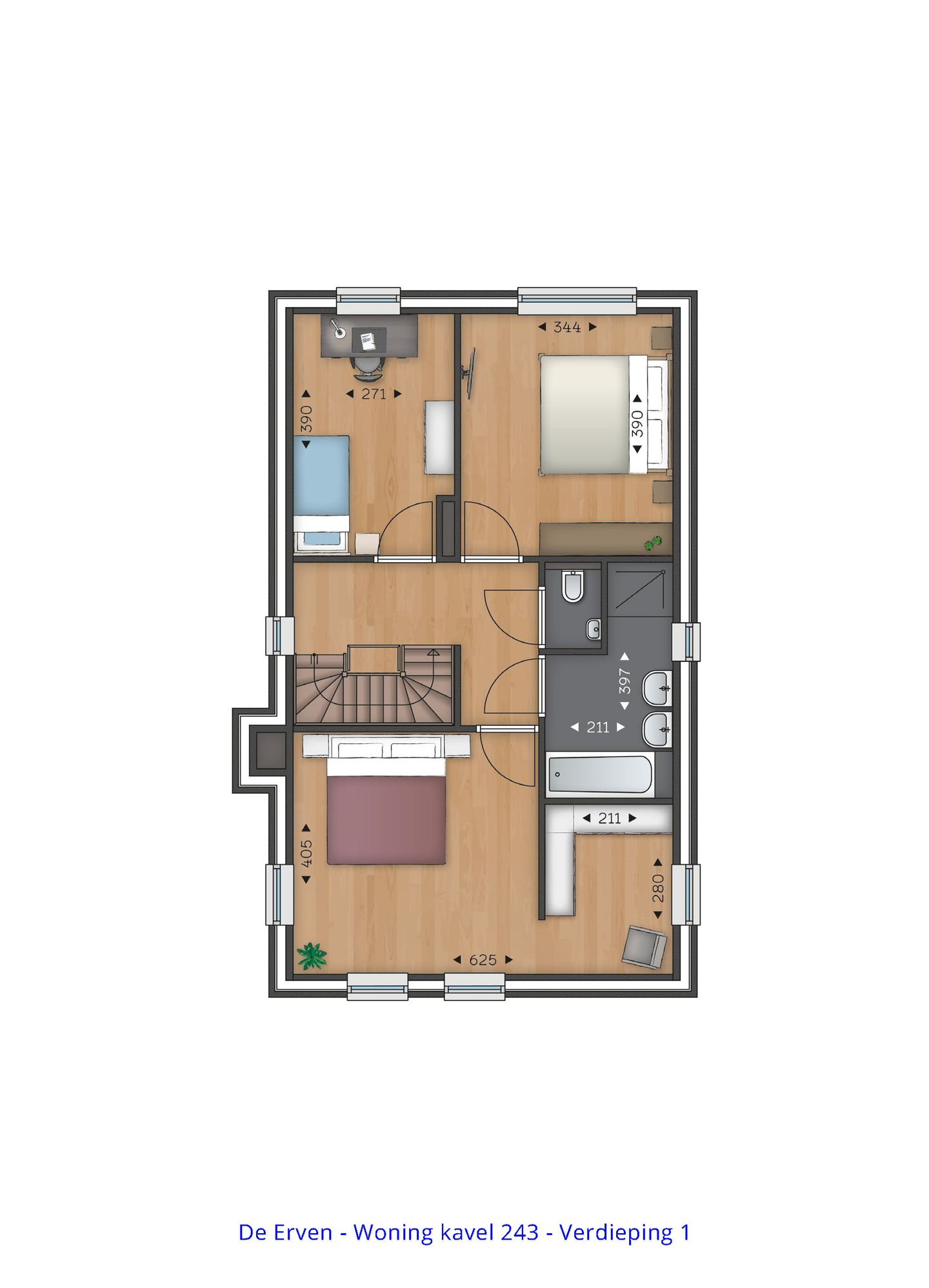 Photo 4 of Vrijstaande woning (Type 5) (Bouwnr. 243)