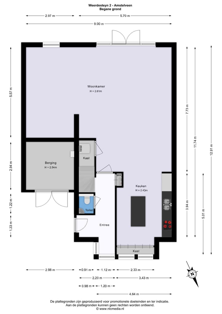 Hoekwoning te koop: Weerdesteyn 2, Amstelveen