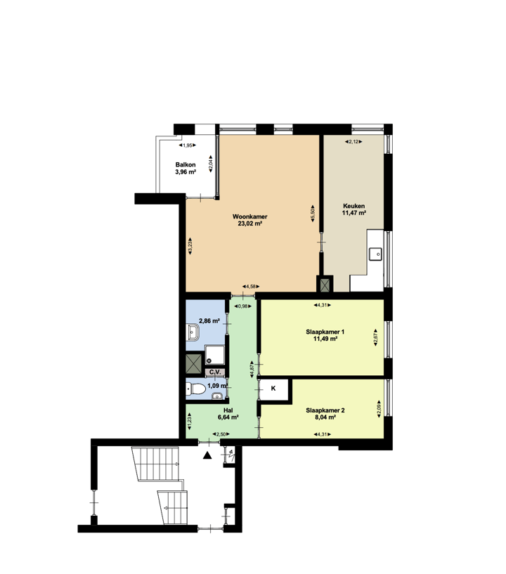 Appartement te huur: Sarphatistraat 210, Amsterdam