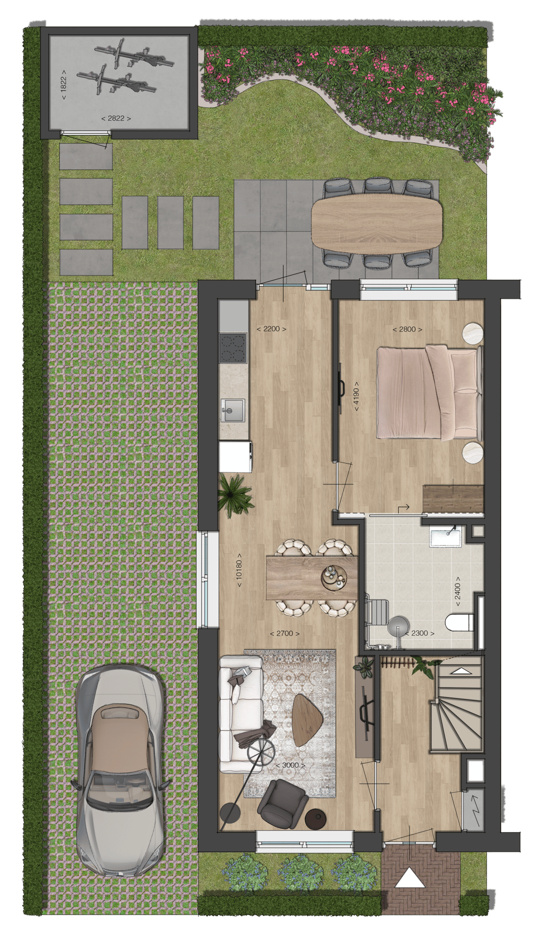 Foto 2 van Grondgebonden woning (Bouwnr. Bnr 2)