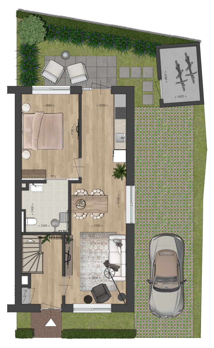 Foto 4 van Grondgebonden woning (Bouwnr. Bnr 9)