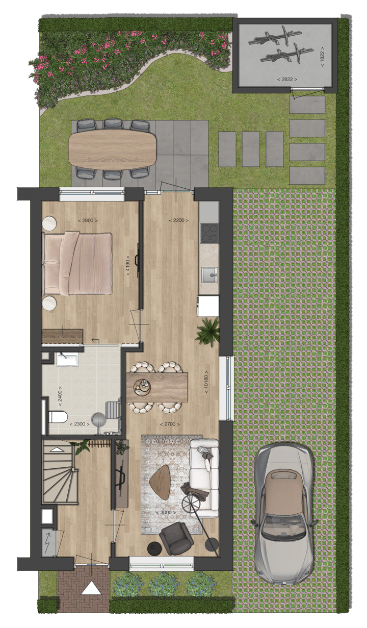 Foto 2 van Grondgebonden woning (Bouwnr. Bnr 1)
