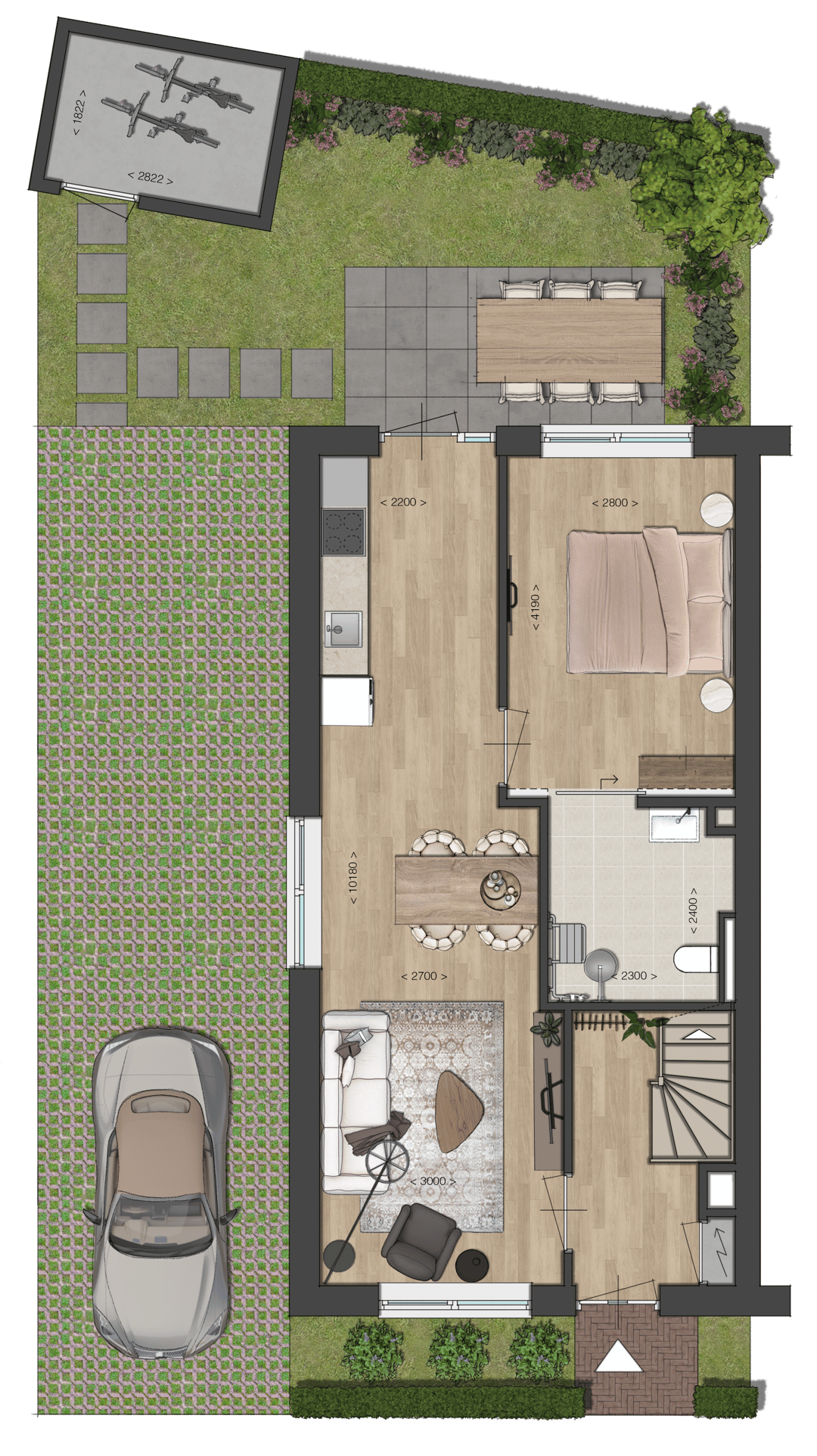 Foto 2 van Grondgebonden woning (Bouwnr. Bnr 8)