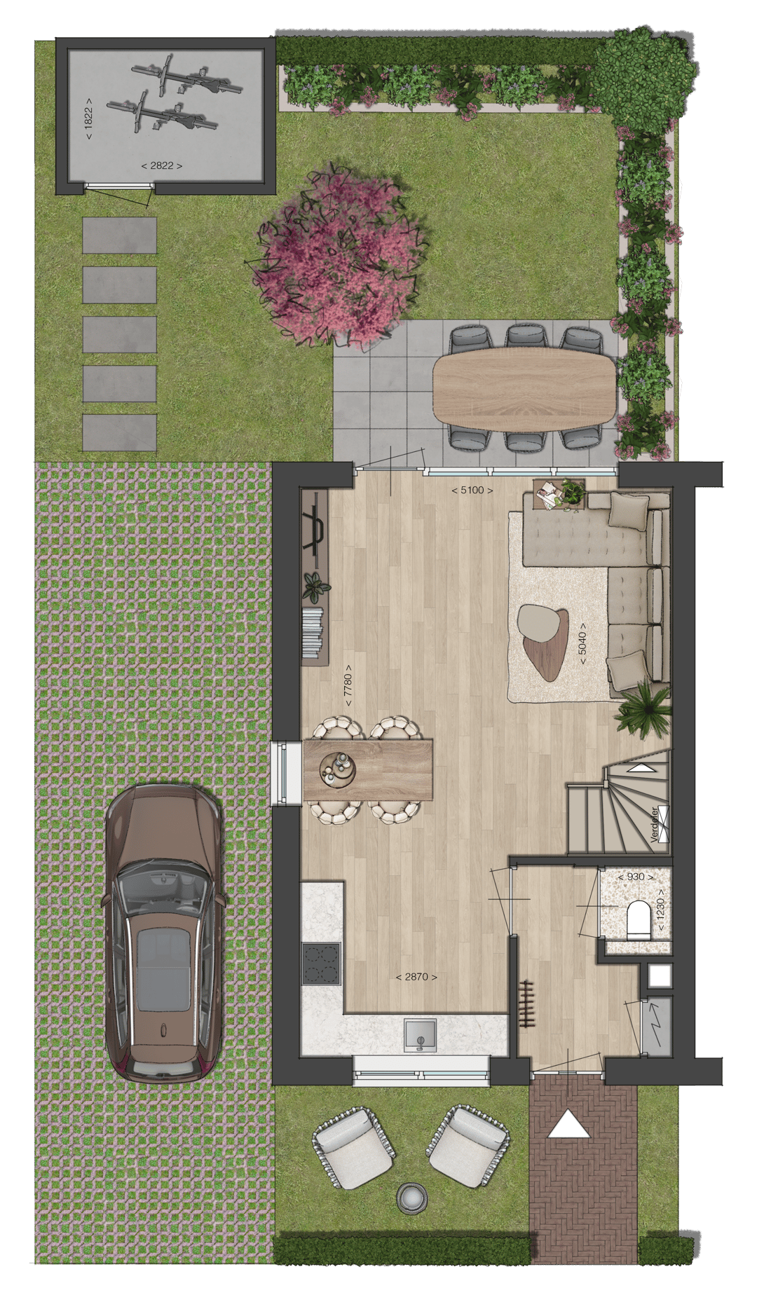 Foto 2 van Grondgebonden woning (Bouwnr. Bnr 5)