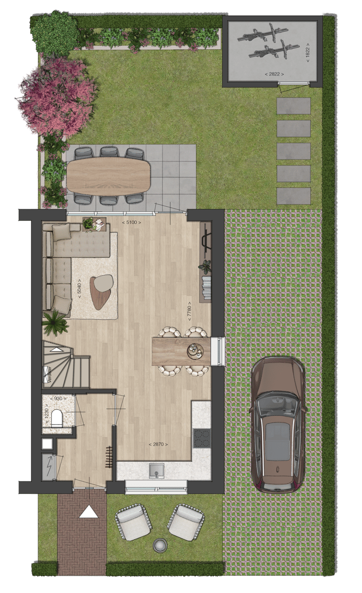 Foto 2 van Grondgebonden woning (Bouwnr. Bnr 3)