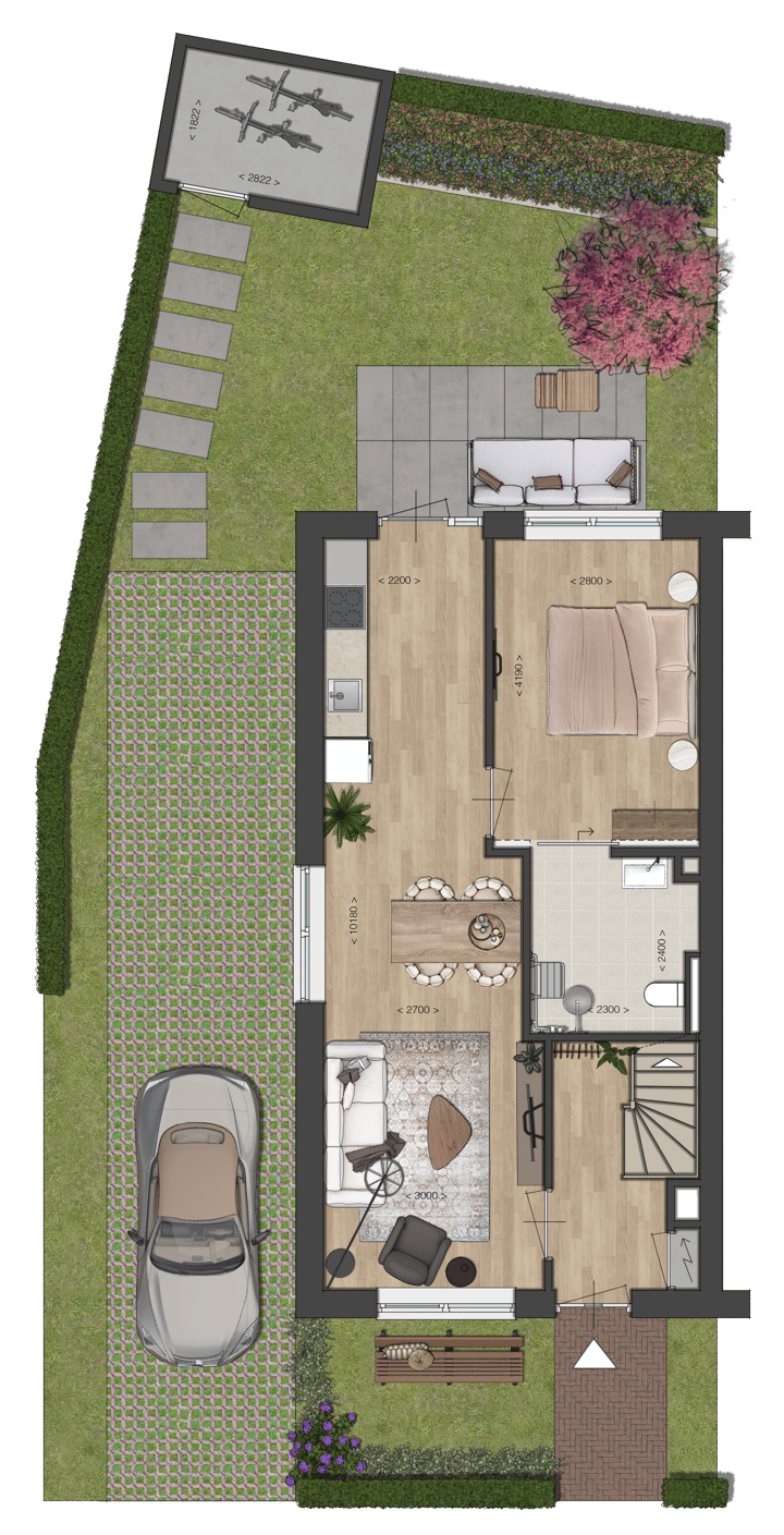 Foto 2 van Grondgebonden woning (Bouwnr. Bnr 6)