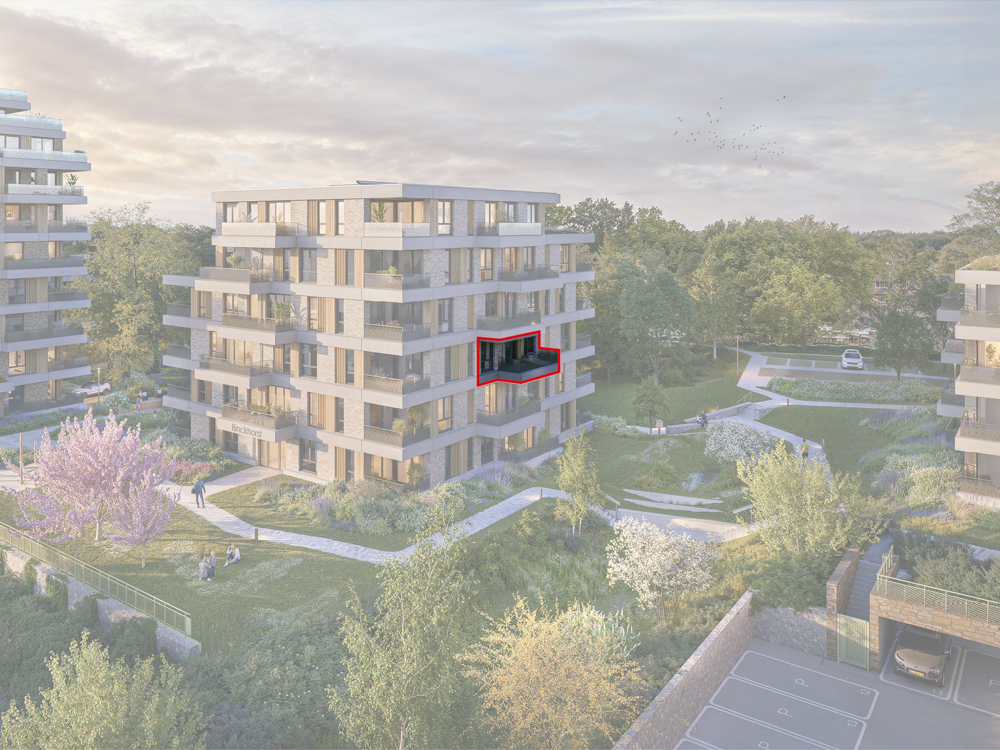 ParckHart fase 1 2-kamer appartement S (Bouwnr. 62) false