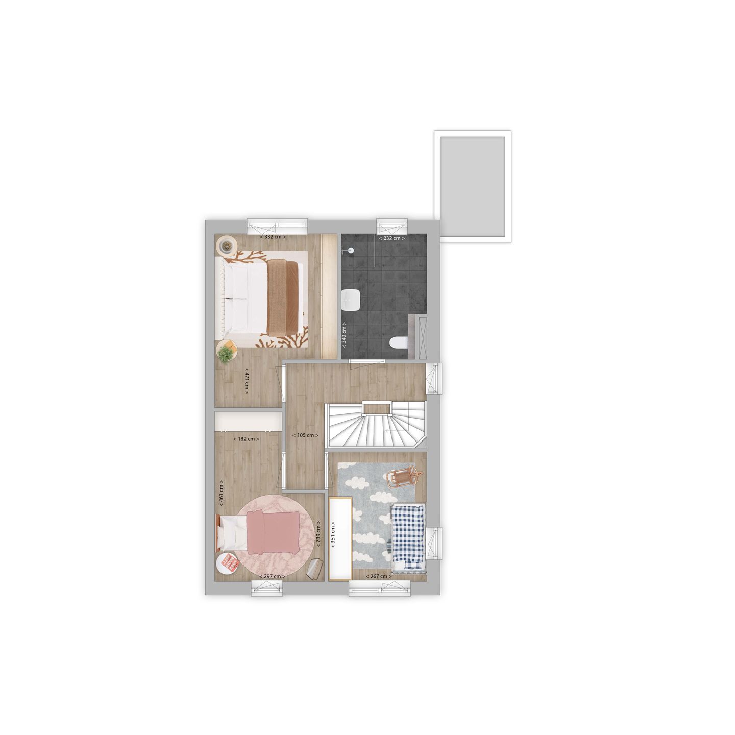 Foto 10 van 2 onder 1 kapwoning (Bouwnr. 5)
