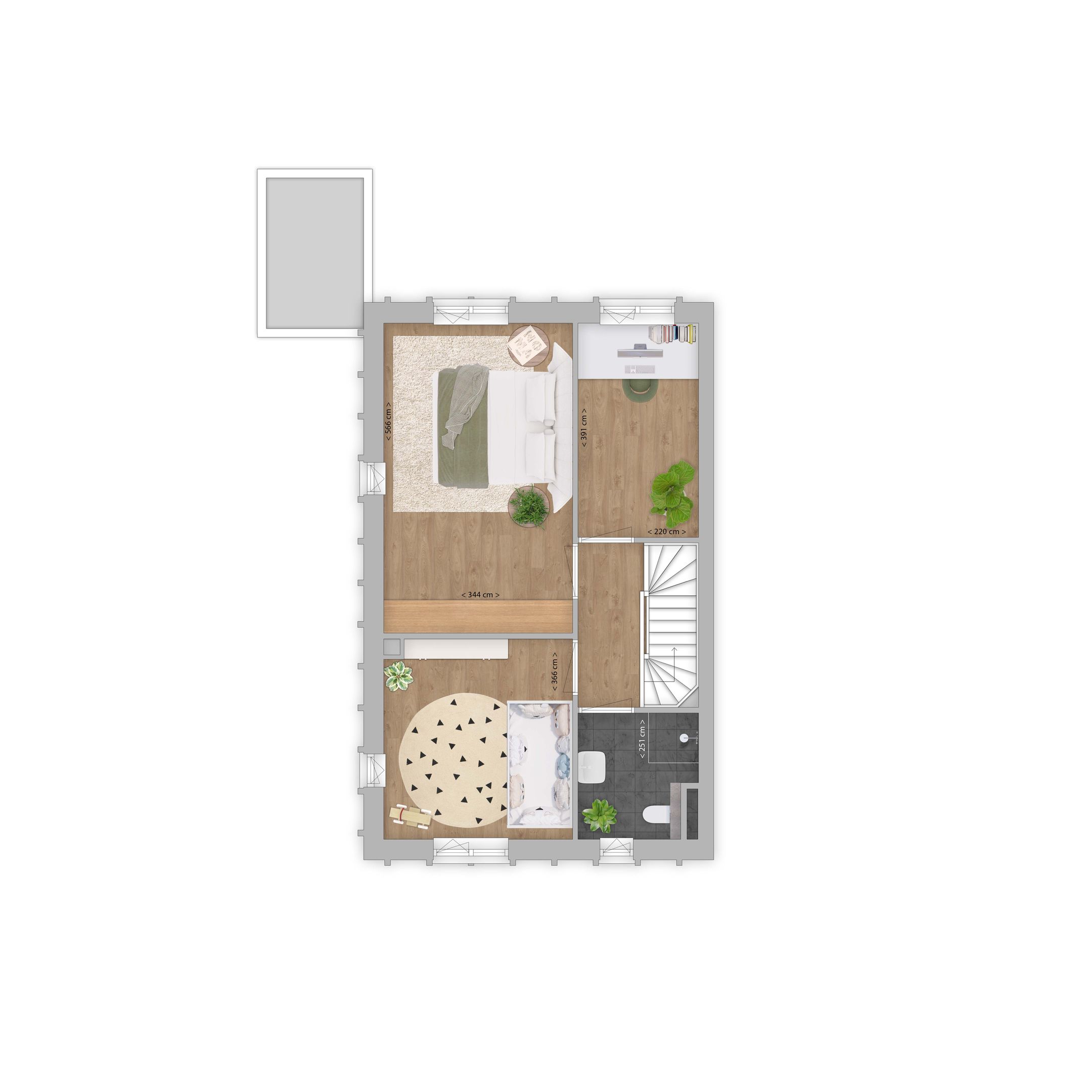 Photo 12 of 2 onder 1 kapwoning (Bouwnr. 6)