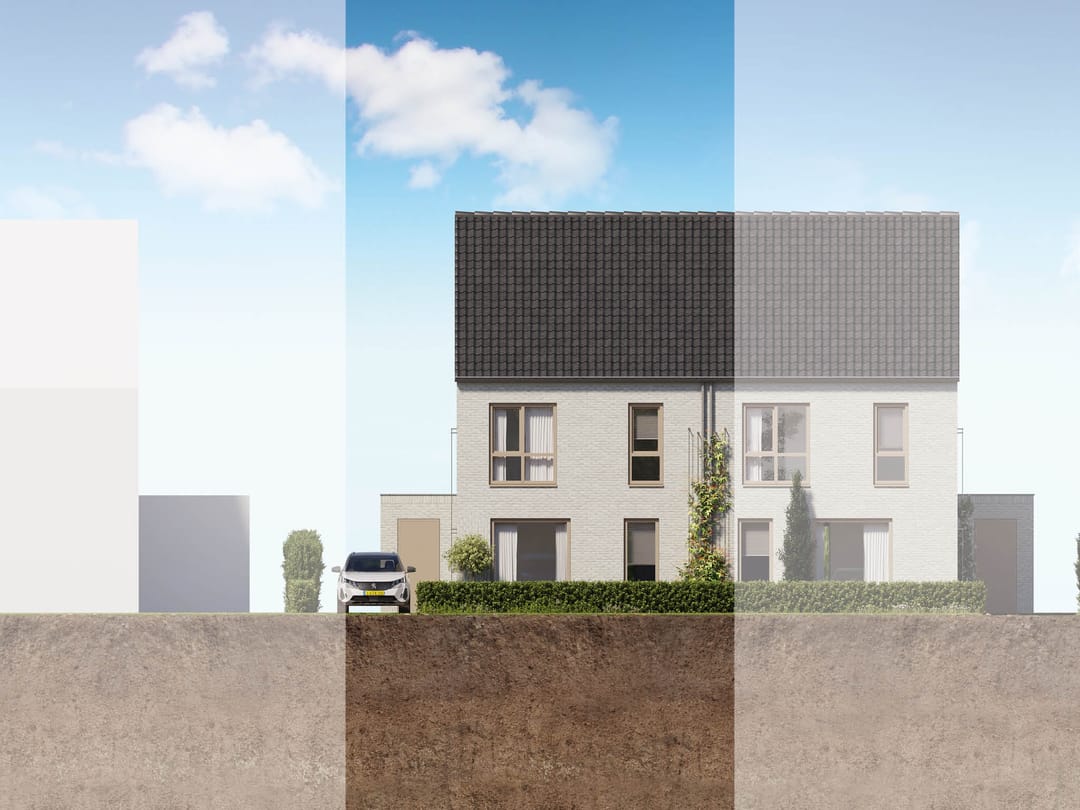 Photo 1 of 2 onder 1 kapwoning (Bouwnr. 30)