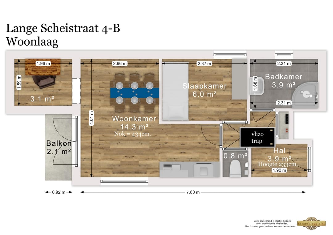 Foto 28 van Lange Scheistraat 4-B