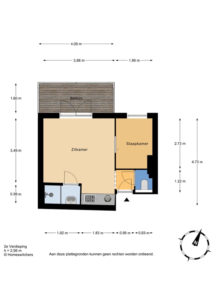 Studio te koop: Chasséstraat 7C, 'S-Gravenhage