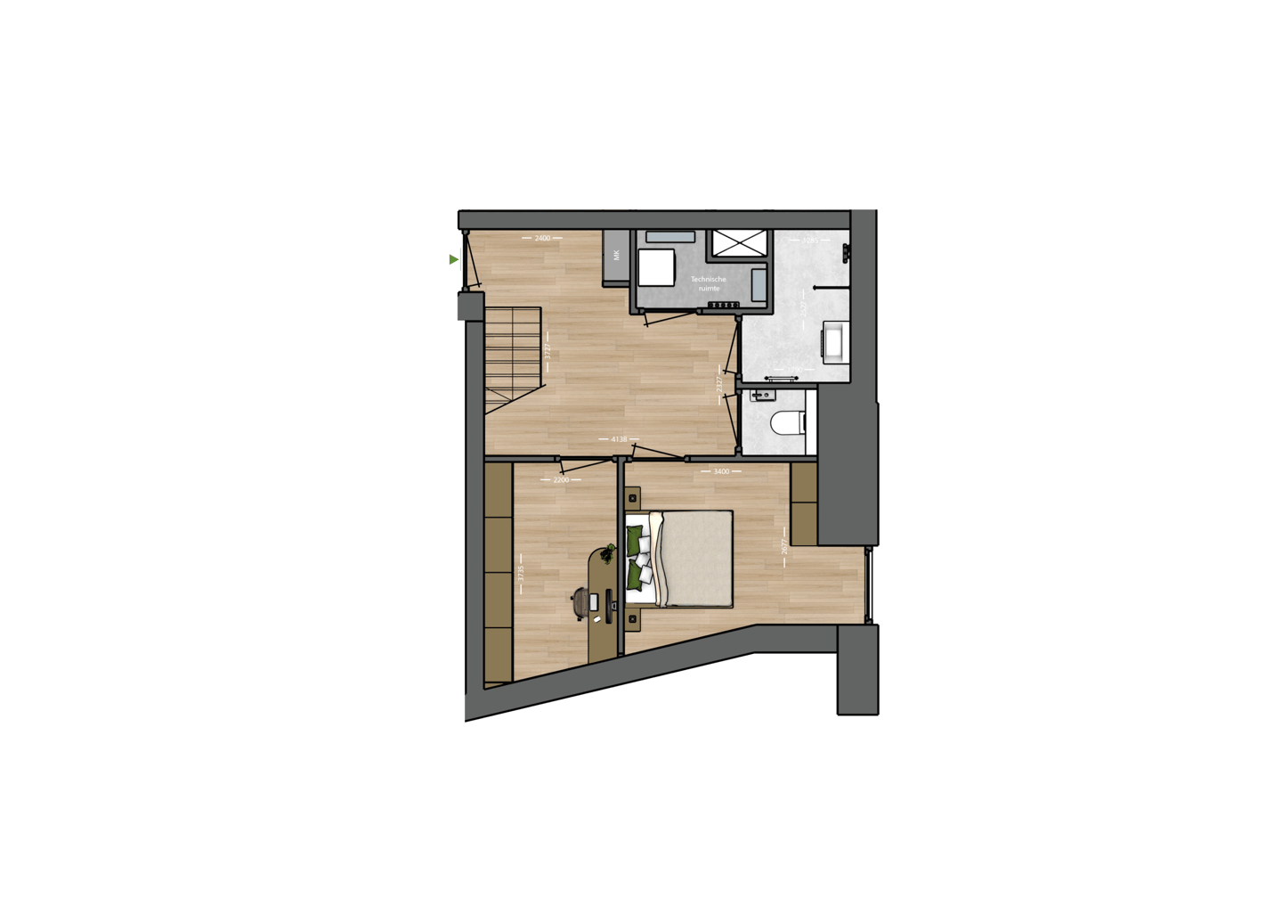 Foto 4 van Hoffelijk Herveld- Appartement 12