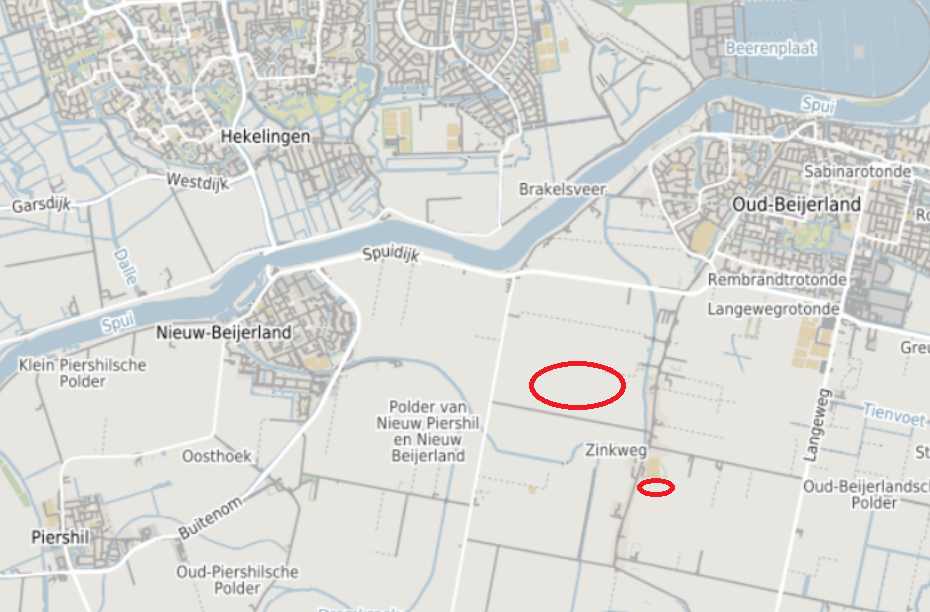 aan de Nieuwe Zinkweg en Zinkweg - Oud-Beijerland - Afbeelding 3