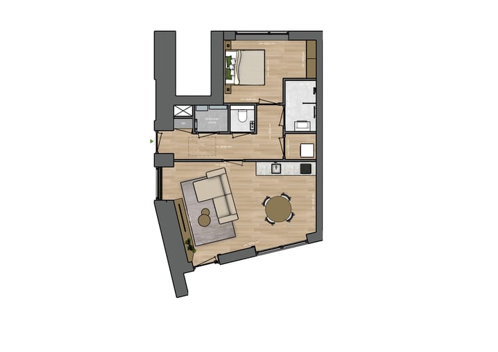 Foto 4 van Hoffelijk Herveld- Appartement 30