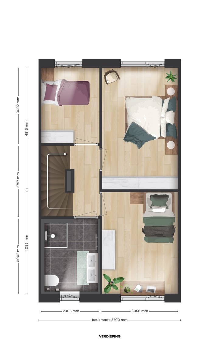 Tussenwoning te huur: Waterlanden 66, Terneuzen