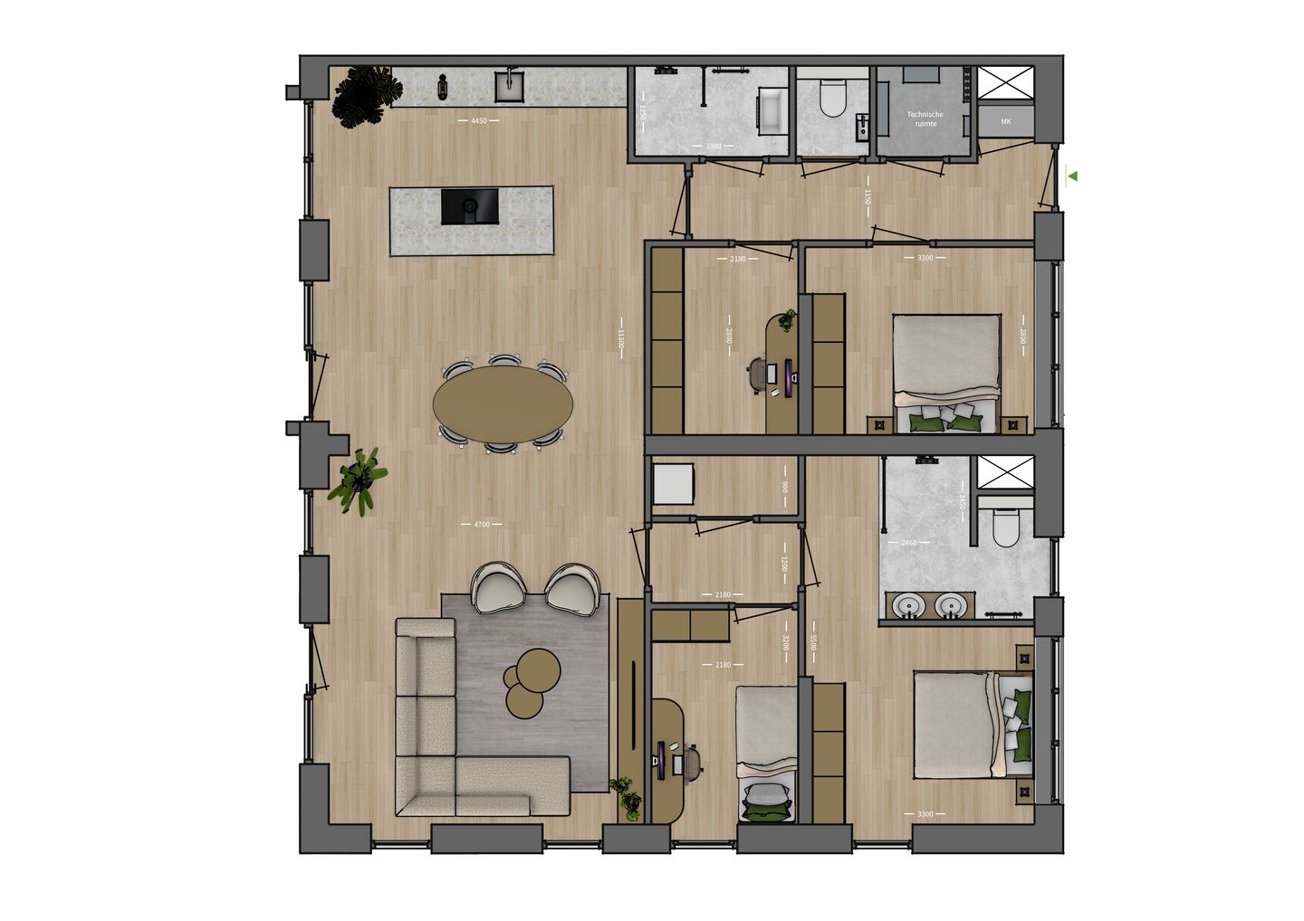 Foto 4 van Hoffelijk Herveld- Appartement 31