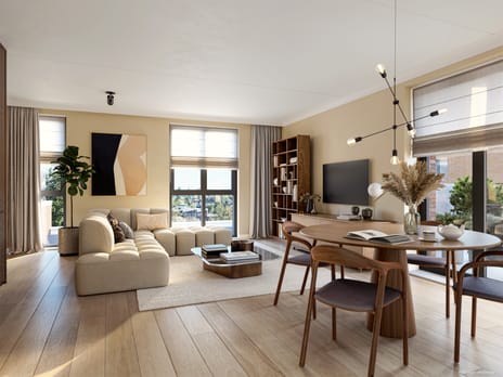 Hoekappartementen 2e-7e verdieping thumbnail