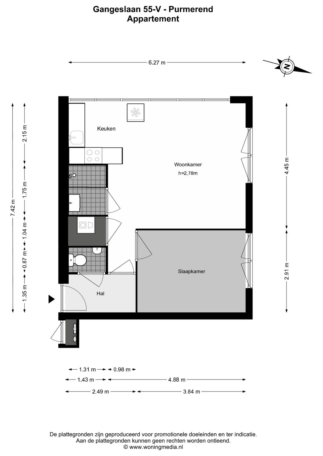 Foto 17 van Gangeslaan 55-V