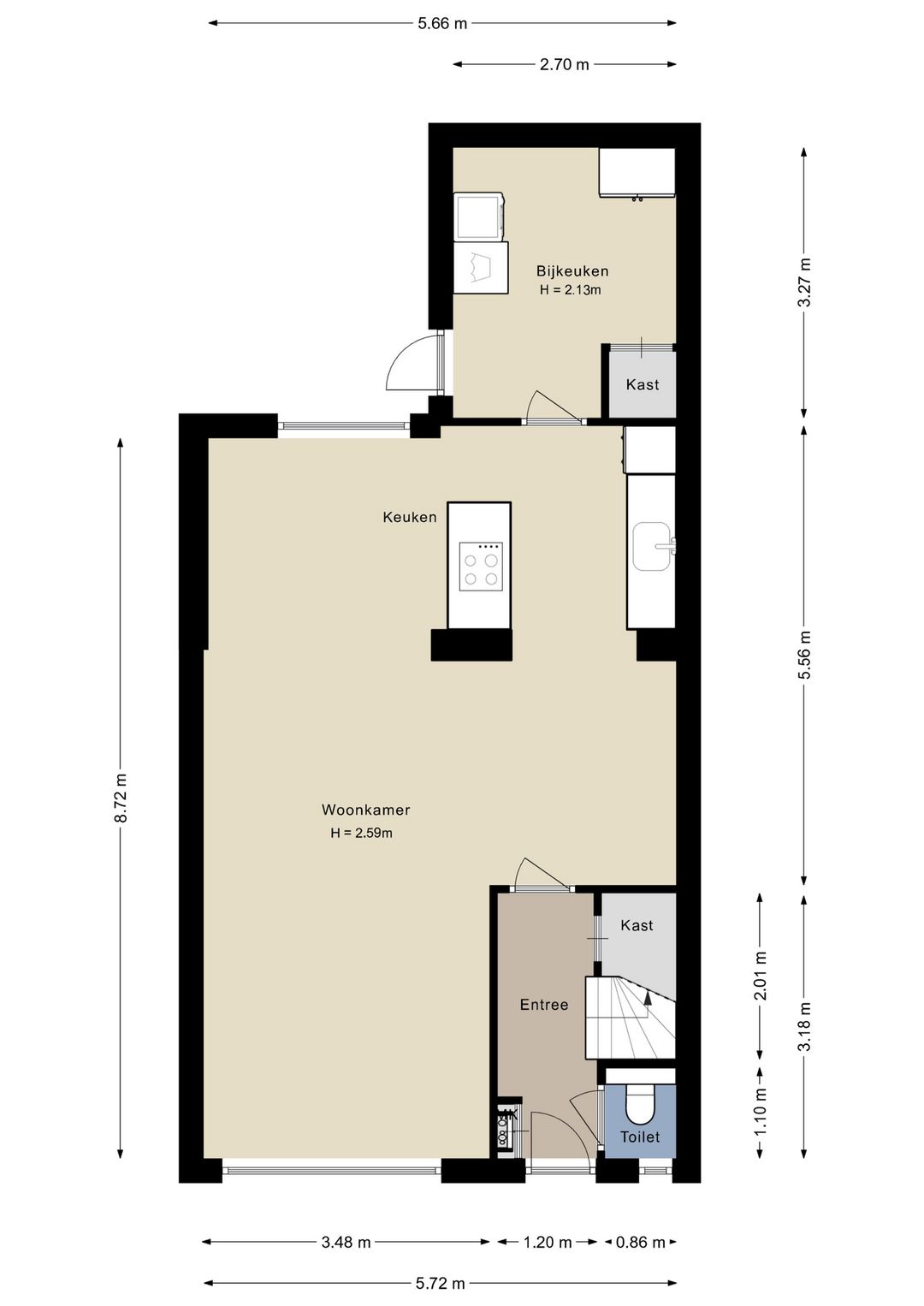 Photo 31 of Maarten Harpertsz. Trompstraat 8