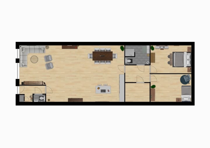 Appartement te huur: Stationsstraat 14, Scheemda