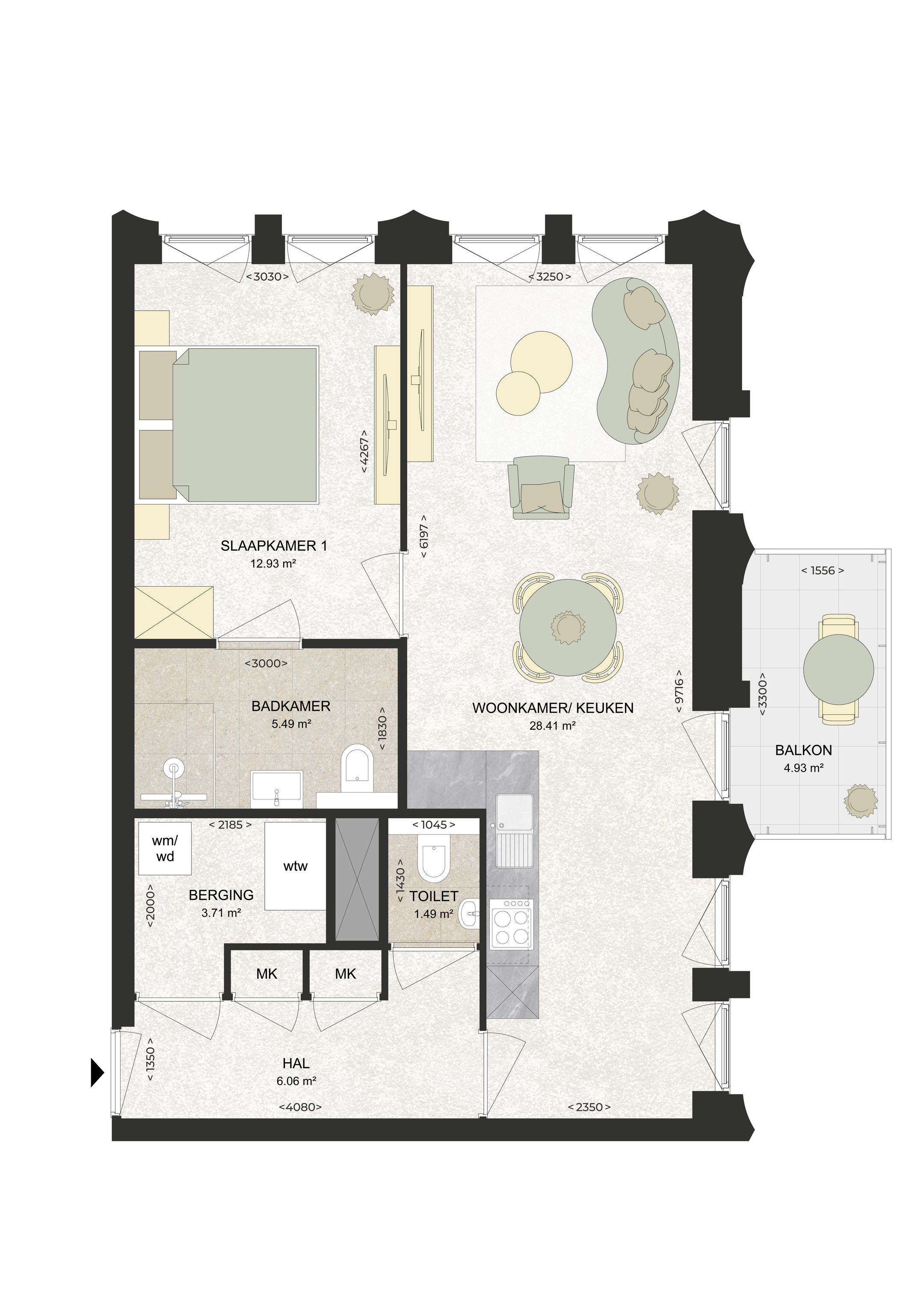 Appartement Kennedylaan 288