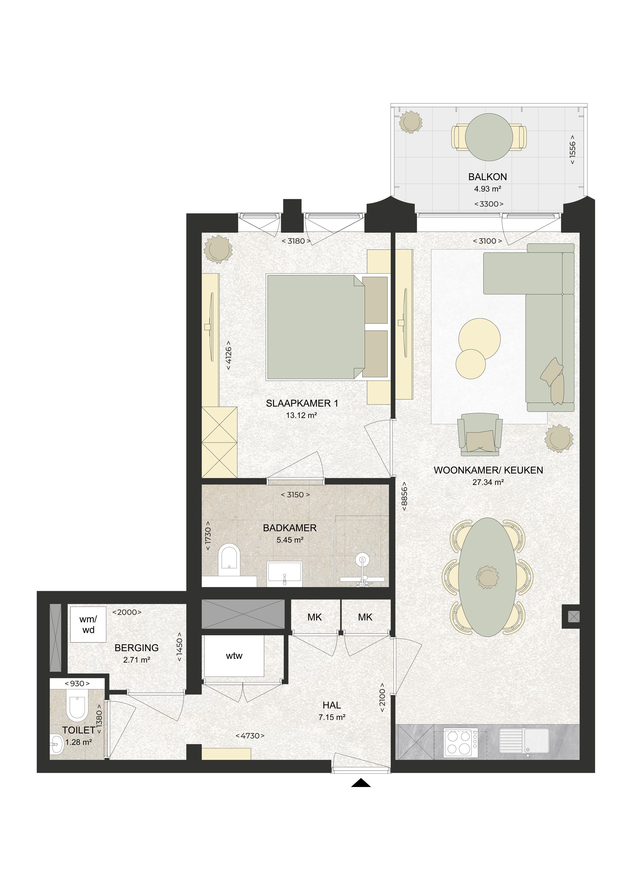 Appartement Kennedylaan 254